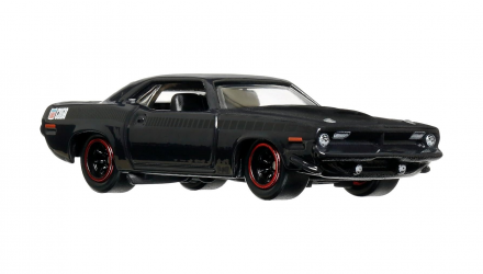 Машинка Premium Hot Wheels 1970 Plymouth AAR Cuda Fast & Furious 1:64 HYP68 Black - Retromagaz, image 6