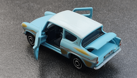 Тематична Машинка Matchbox 1962 Ford Anglia Harry Potter Moving Parts 1:64 FWD28/HVM71 Blue - Retromagaz, image 4