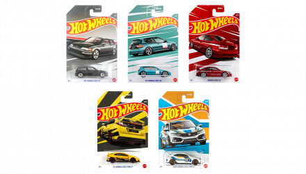 Набор Тематическая Машинка Hot Wheels Honda Civic 2022-1 GDG44 5шт - Retromagaz, image 1