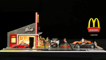 Діорама G-Fans McD Building 1:64 710033 Black - Retromagaz, image 1