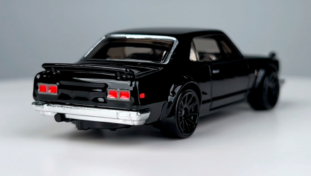 Тематическая Машинка Hot Wheels 1971 Nissan Skyline H/T 2000 GT-R Fast & Furious 1:64 HNR88/HNT15 Black - Retromagaz, image 3