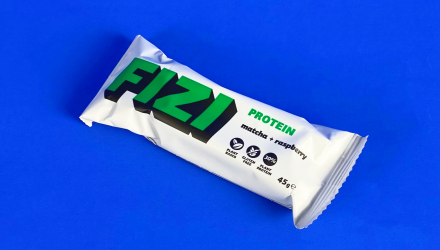 Батончик Fizi Протеиновый Protein Matcha & Raspberry 45g - Retromagaz, image 2