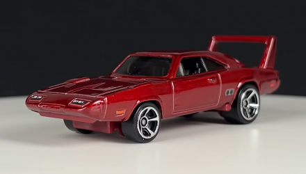 Тематична Машинка Hot Wheels '69 Dodge Charger Daytona Fast & Furious 1:64 HNR88/HNT06 Dark Red - Retromagaz, image 2