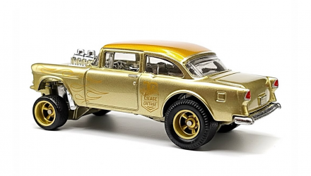 Машинка Premium Hot Wheels '55 Chevy Bel Air Gasser Thrill Climbers 1:64 JKF27 Gold - Retromagaz, image 4