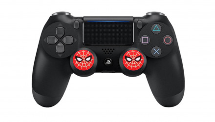 Накладки на Стики 2шт RMC Spider-Man PlayStation 5 4 3 2 1 Xbox Series One 360 Switch 2 Red White - Retromagaz, image 4