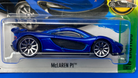 Машинка Базовая Hot Wheels McLaren P1 Exotics 1:64 DHP95 Blue - Retromagaz, image 2