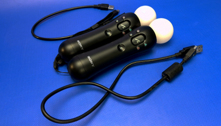 Набор Контроллер Беспроводной Sony PlayStation 4 Move Black Б/У 2шт - Retromagaz, image 5