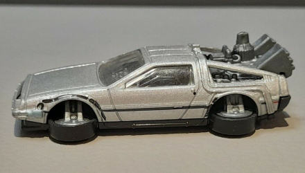 Машинка Базова Hot Wheels DeLorean DMC-12 Back to the Future Time Machine - Hover Mode City 1:64 CFG79 Silver - Retromagaz, image 3