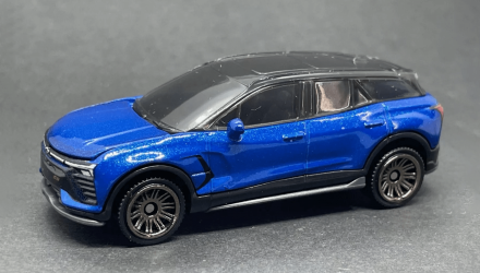 Тематическая Машинка Matchbox 2024 Chevy Blazer EV Moving Parts 1:64 FWD28/HVN12 Blue - Retromagaz, image 1