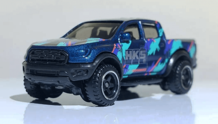 Машинка Базова Hot Wheels '19 Ford Ranger Raptor HKS Hot Trucks 1:64 HTD05 Blue - Retromagaz, image 1