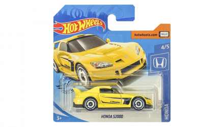 Машинка Базова Hot Wheels Honda S2000 Honda 1:64 GHC12 Yellow - Retromagaz, image 1