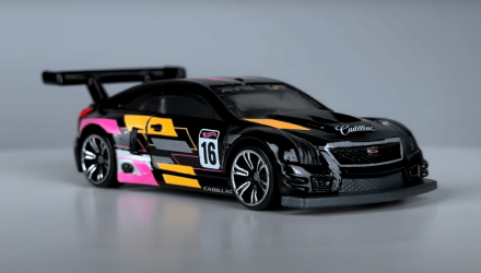 Тематична Машинка Hot Wheels '16 Cadillac ATS-V R Neon Speeders 1:64 HLH72/HRW82 Black - Retromagaz, image 4