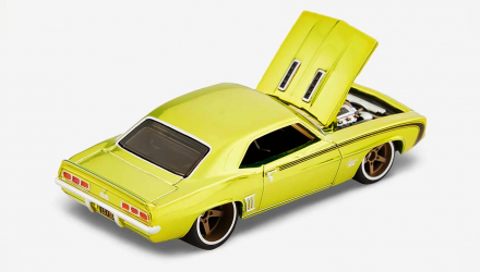Машинка Premium Hot Wheels '69 Chevrolet Camaro SS Red Line Club RLC 1:64 GXJ16 Green - Retromagaz, image 5