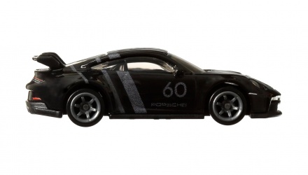 Машинка Premium Hot Wheels Porsche 911 GT3 Chase Speed Machines 1:64 HKC45 Black - Retromagaz, image 3