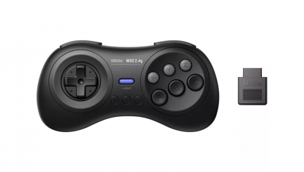 Геймпад Бездротовий 8BitDo PC 81CC M30 2.4G Black Новий - Retromagaz, image 1