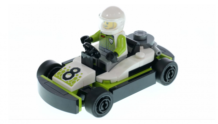 Конструктор Lego Гонщик на Картинге City 30719 Новый - Retromagaz, image 3
