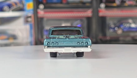 Машинка Базовая Hot Wheels '64 Impala Layin Low 1:64 JJJ56 Blue - Retromagaz, image 5