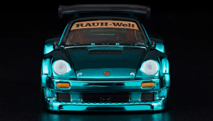 Машинка Premium Hot Wheels Porsche RWB Porsche 930 Red Line Club RLC 1:64 JLJ20 Teal - Retromagaz, image 5