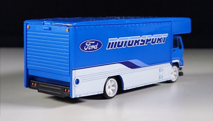 Машинка Premium 2шт Hot Wheels Ford Capri GR5 та Fleet Flyer Team Transport 1:64 JHX89 Blue - Retromagaz, image 2