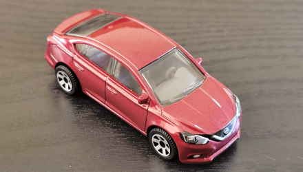 Машинка Большой Город Matchbox 2016 Nissan Sentra Metro 1:64 HVN58 Red - Retromagaz, image 3