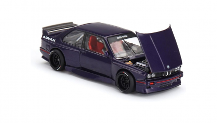 Машинка Premium Kaido House x MiNI GT BMW M3 (E30) Kaido GT V2 1:64 KHMG216-CH Purple - Retromagaz, image 1
