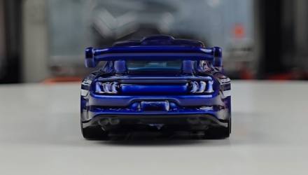 Машинка Базова Hot Wheels Custom '18 Ford Mustang GT Mustang 60 1:64 HYY94 Blue - Retromagaz, image 5