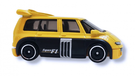 Машинка Базова Hot Wheels Renault Espace F1 Modified 1:64 HYW32 Yellow - Retromagaz, image 4
