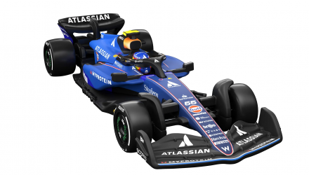 Машинка Premium Hot Wheels Atlassian Williams Racing (#55 Carlos Sainz Jr.) 1:64 JKD85 Blue - Retromagaz, image 1