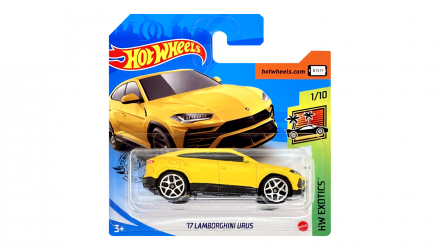 Машинка Базова Hot Wheels '17 Lamborghini Urus Exotics 1:64 GHB36 Yellow - Retromagaz, image 1