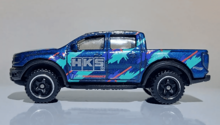 Машинка Базова Hot Wheels '19 Ford Ranger Raptor HKS Hot Trucks 1:64 HTD05 Blue - Retromagaz, image 2