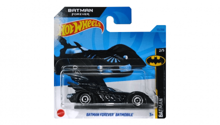 Машинка Базова Hot Wheels Batman Forever Batmobile Batman 1:64 HKG38 Black - Retromagaz, image 1