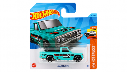 Машинка Базова Hot Wheels Mazda Repu Hot Trucks 1:64 HKH99 Turquoise - Retromagaz, image 1