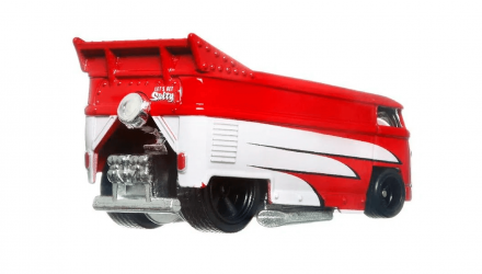 Машинка Premium Hot Wheels Volkswagen Drag Bus Boulevard 1:64 HCR15 Red - Retromagaz, image 3