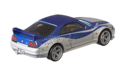 Машинка Premium Hot Wheels Nissan Skyline GT-R (BCNR33) Fast & Furious 1:64 GJR79 Silver - Retromagaz, image 3