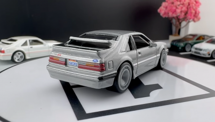 Машинка Premium Hot Wheels '84 Mustang SVO Power Trip 1:64 JKF31 Silver - Retromagaz, image 2