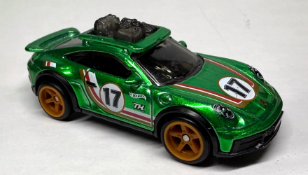 Машинка Базова Hot Wheels Porsche 911 Rallye Super Treasure Hunt STH Safari 1:64 JBC41 Green - Retromagaz, image 1