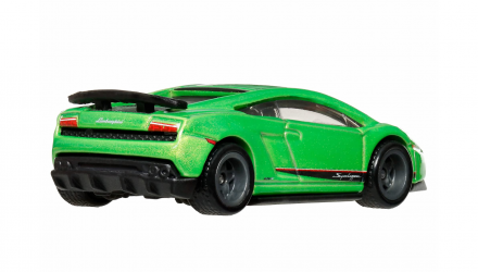 Машинка Premium Hot Wheels Lamborghini Gallardo LP 570-4 Superleggera Boulevard 1:64 JHW28 Green - Retromagaz, image 2