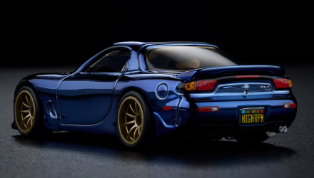 Машинка Premium Hot Wheels 1993 Mazda RX-7 R1 Red Line Club RLC 1:64 JCP16 Blue - Retromagaz, image 3