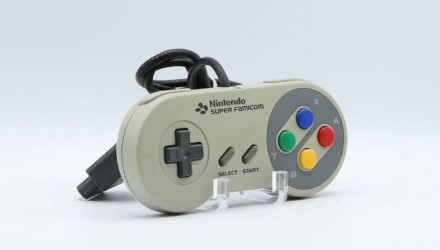 Набір Геймпад 2шт Дротовий Nintendo SNES SHVC-005 FAT Japan Style Grey 1.5m Б/У - Retromagaz, image 3
