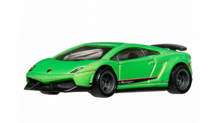 Машинка Premium Hot Wheels Lamborghini Gallardo LP 570-4 Superleggera Boulevard 1:64 JHW28 Green - Retromagaz, image 1