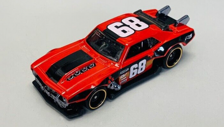 Машинка Базовая Hot Wheels Custom '68 Camaro Modified 1:64 HTB69 Red - Retromagaz, image 2