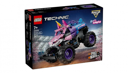Конструктор Lego Monster Jam Sparkle Smash із Функцією «Pull-Back» Technic 42220 Новий - Retromagaz, image 1