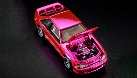 Машинка Premium Hot Wheels 1993 Ford Mustang Cobra R Red Line Club RLC 1:64 HWF29 Pink - Retromagaz, image 7