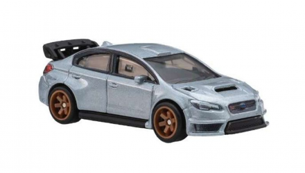 Машинка Premium Hot Wheels '16 Subaru WRX STI Boulevard 1:64 HCR07 Metallic Silver - Retromagaz, image 4