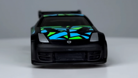 Тематическая Машинка Hot Wheels Nissan 350Z Neon Speeders 1:64 HLH72/HRW74 Black - Retromagaz, image 5