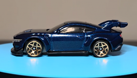 Машинка Базовая Hot Wheels Ford Mustang GTD Mustang 60th 1:64 JBB93 Blue - Retromagaz, image 4