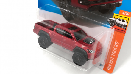 Машинка Базовая Hot Wheels '20 Toyota Tacoma Hot Trucks 1:64 HCX56 Red - Retromagaz, image 2