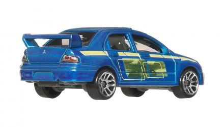 Тематична Машинка Hot Wheels Mitsubishi Lancer Evolution VII Fast & Furious 1:64 JBY47 Blue - Retromagaz, image 3