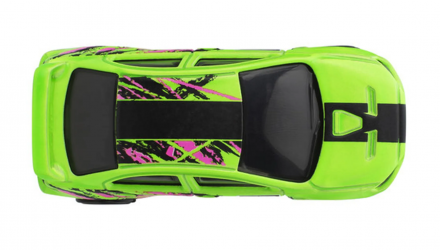 Тематическая Машинка Hot Wheels 2008 Lancer Evolution Neon Speeders 1:64 JCB02 Green - Retromagaz, image 4