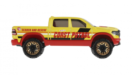 Машинка Базова Hot Wheels 2020 RAM 1500 Rebel Treasure Hunts Rescue 1:64 HKL04 Yellow - Retromagaz, image 4